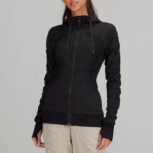 Lululemon Reversible Dance Studio Jacket in Black/Heathered Black